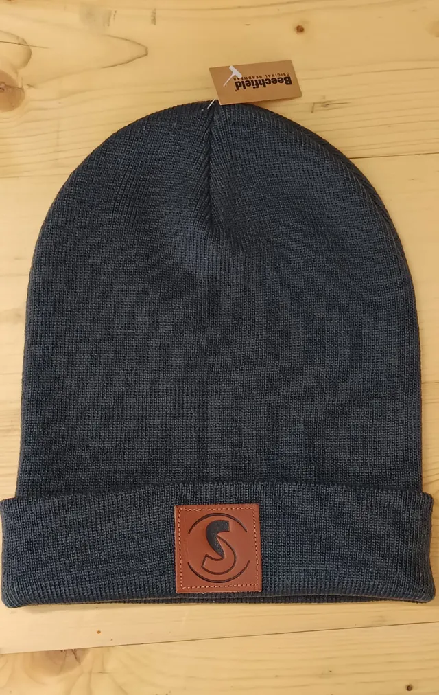 fise-patch-cuir-bonnet-noir-patch-cuir image 1