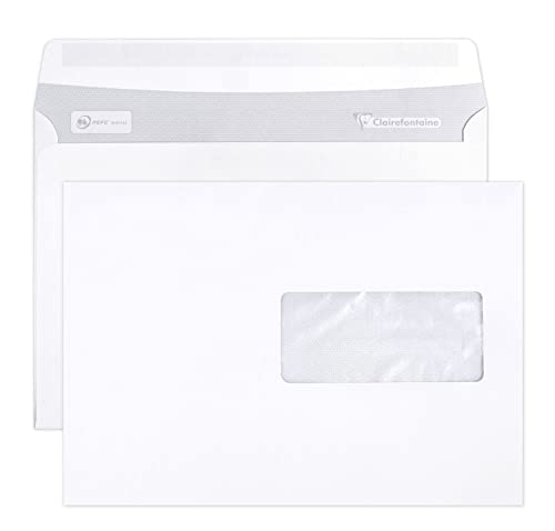 clairefontaine-10342c-enveloppes-c5-fen-tre-500-blanches-90g image 6