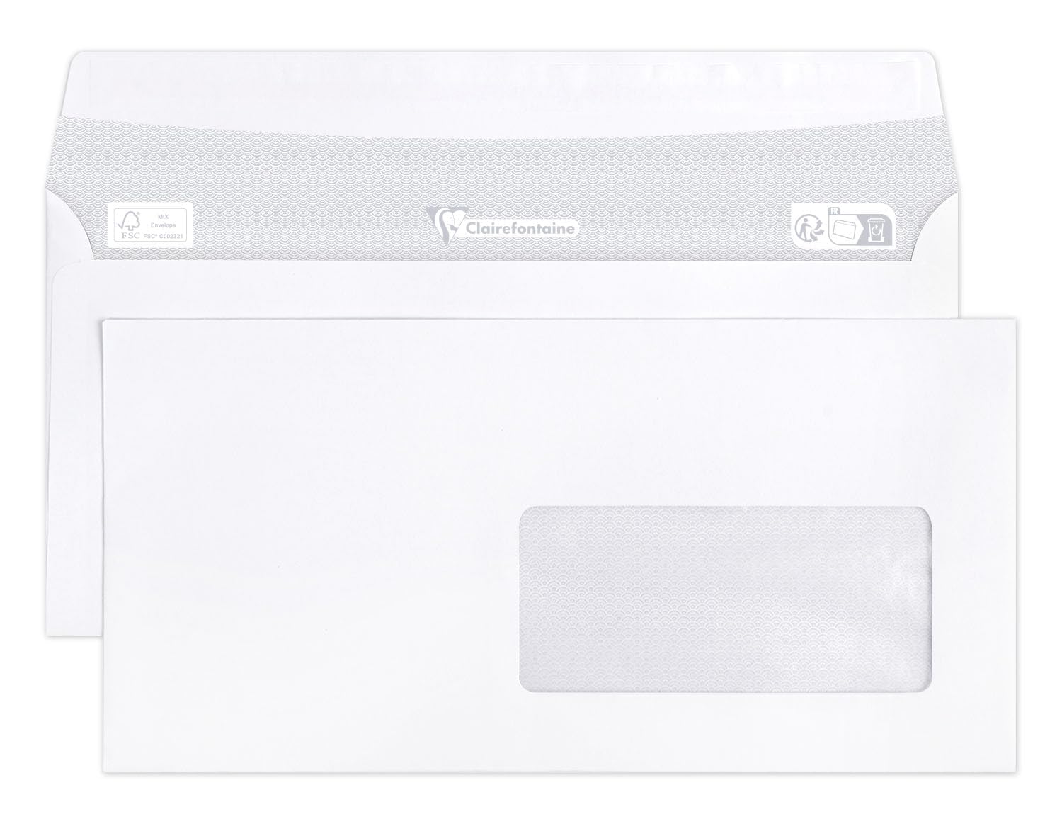clairefontaine-triomphe-enveloppes-fen-tre-35x100-dl-90g-x500 image 3