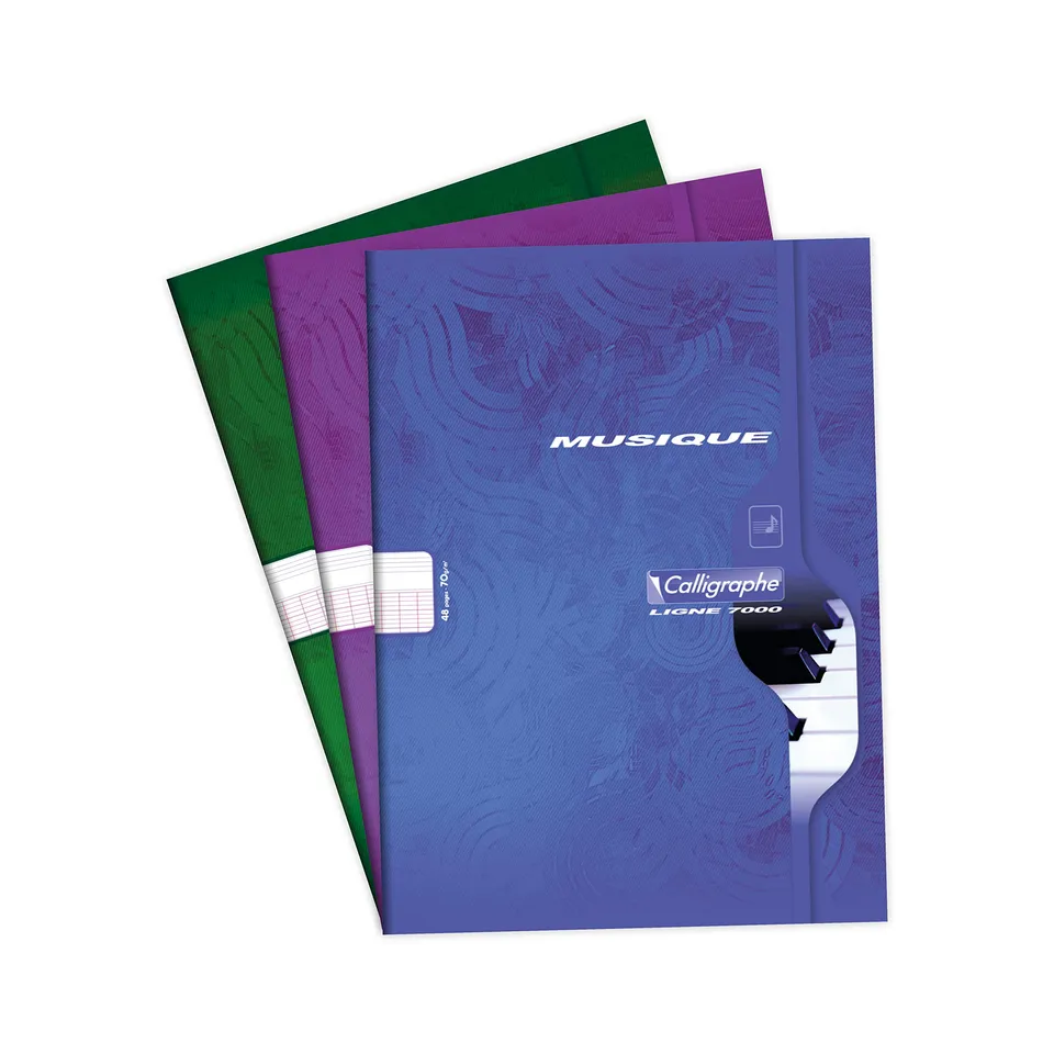 clairefontaine-564c-cahier-musique-chant-a4-48p-s-y-s image 1