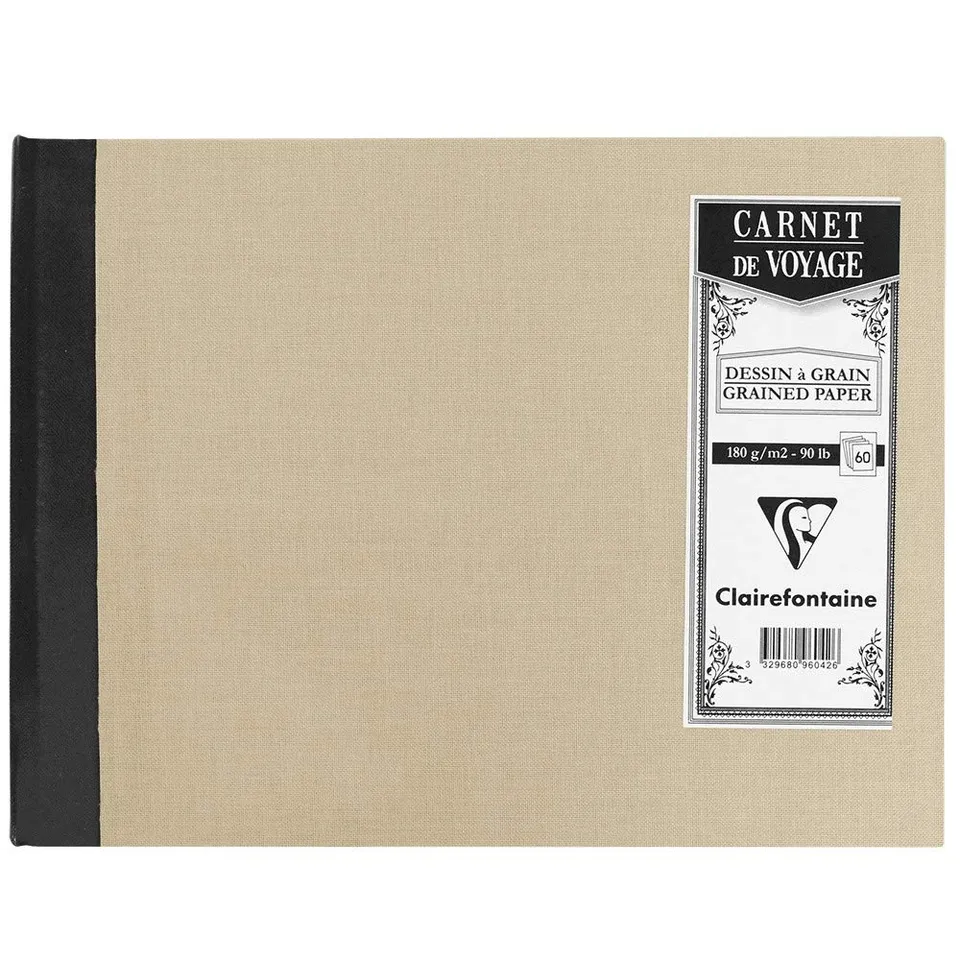 clairefontaine-painton-96042c-carnet-dessin-gris-a5-180g-120-pages image 1