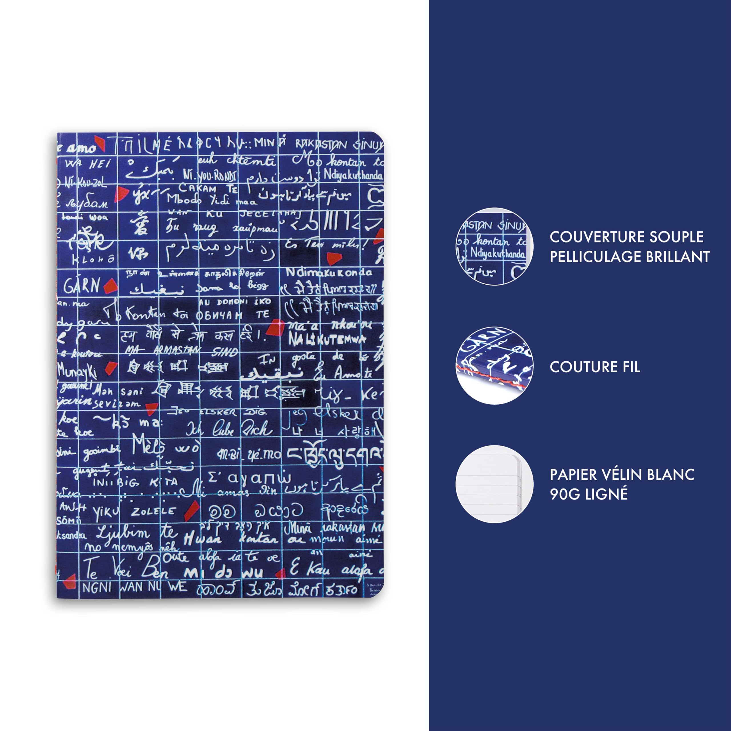clairefontaine-back-to-basics-116313c-carnet-a5-lign-je-t-aime image 3