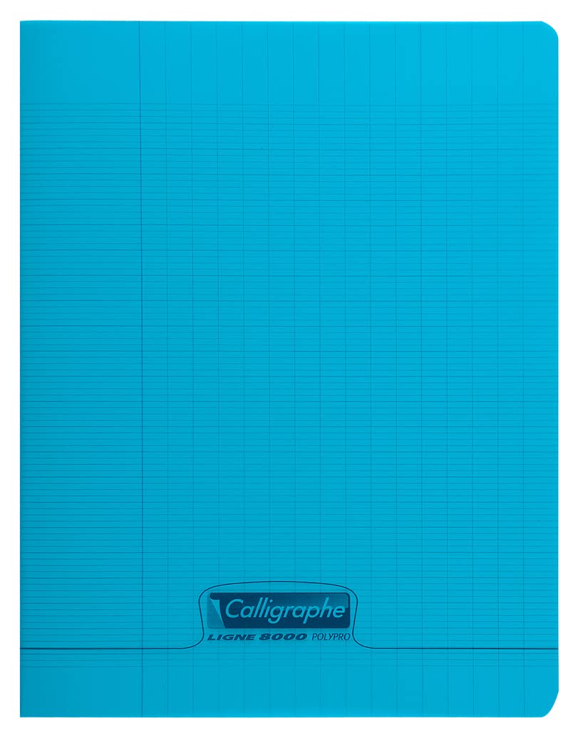 calligraphe-18102c-cahier-agraf-17x22-cm-48p-grands-carreaux-bleu image 1