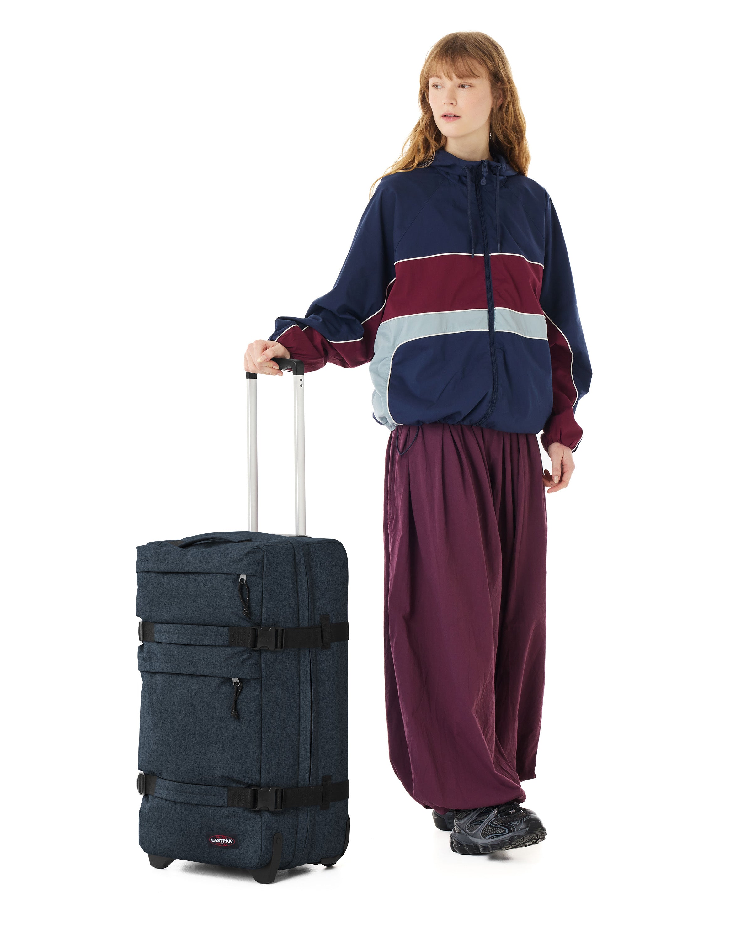 eastpak-transit-r-plus-m-valise-triple-denim-souple-tsa image 2