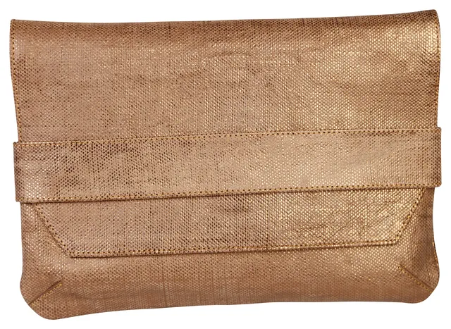 clairefontaine-age-bag-pochette-cuir-bronze-26x18-cm image 1