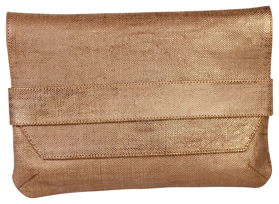 clairefontaine-age-bag-pochette-cuir-bronze-26x18-cm image 1