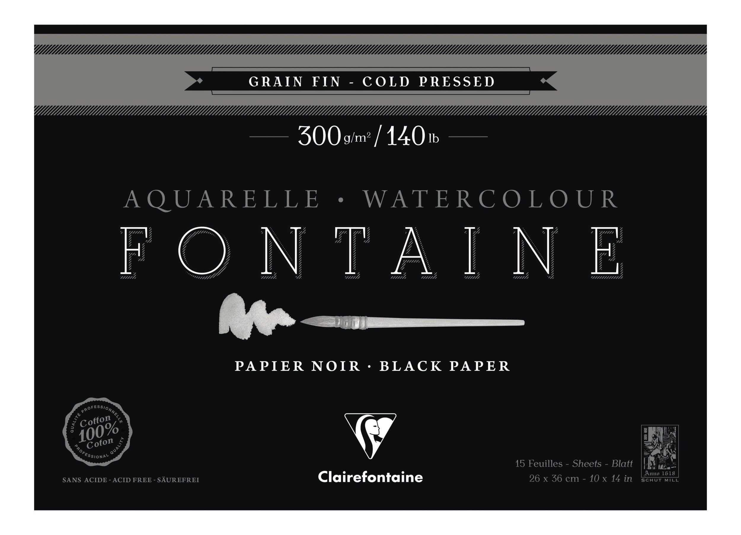 clairefontaine-painton-975302c-bloc-aquarelle-noir-18x26-cm-300g image 2