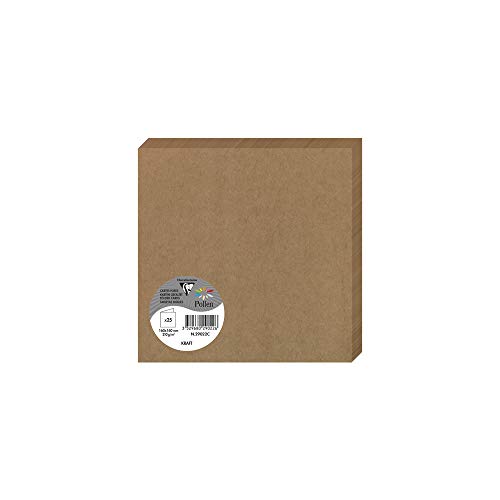 clairefontaine-pollen-29022c-cartes-doubles-kraft-16x16-25-pcs image 5