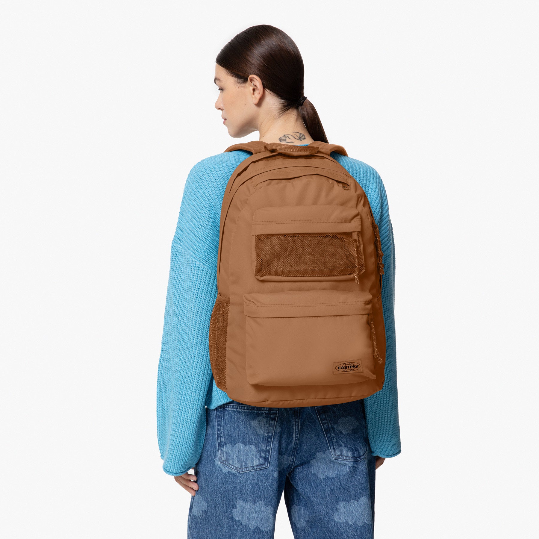 eastpak-dbl-office-sac-dos-ginger-brown-moyen-17-pouces image 2