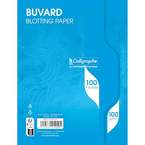 clairefontaine-buvard-blanc-16x21-100g-lot-10-feuilles image 8