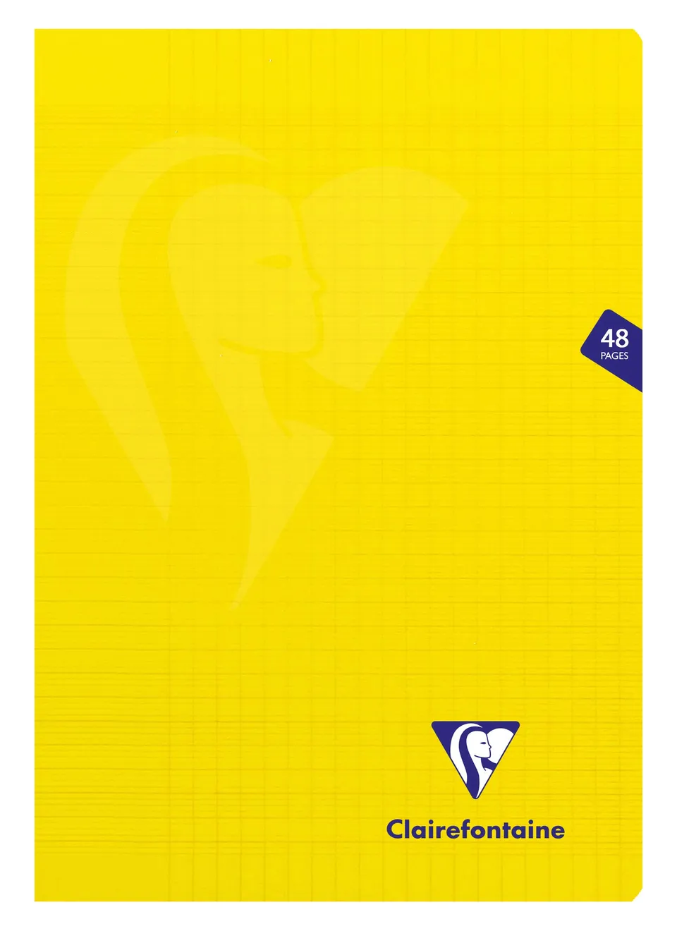 clairefontaine-343101c-cahier-jaune-a4-48p-grands-carreaux image 1