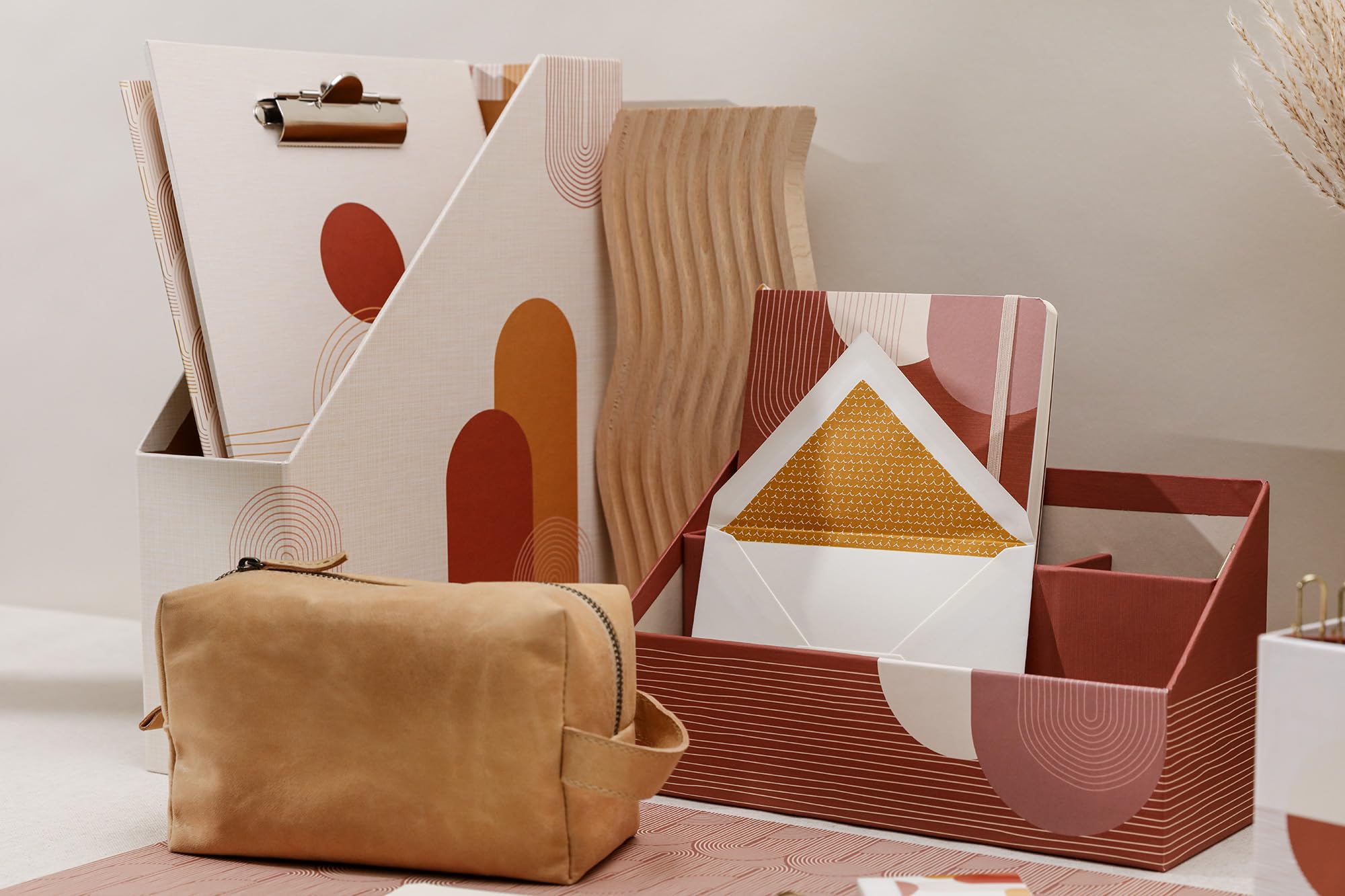 clairefontaine-terracotta-trousse-cuir-terracotta-cuir-agneau image 7