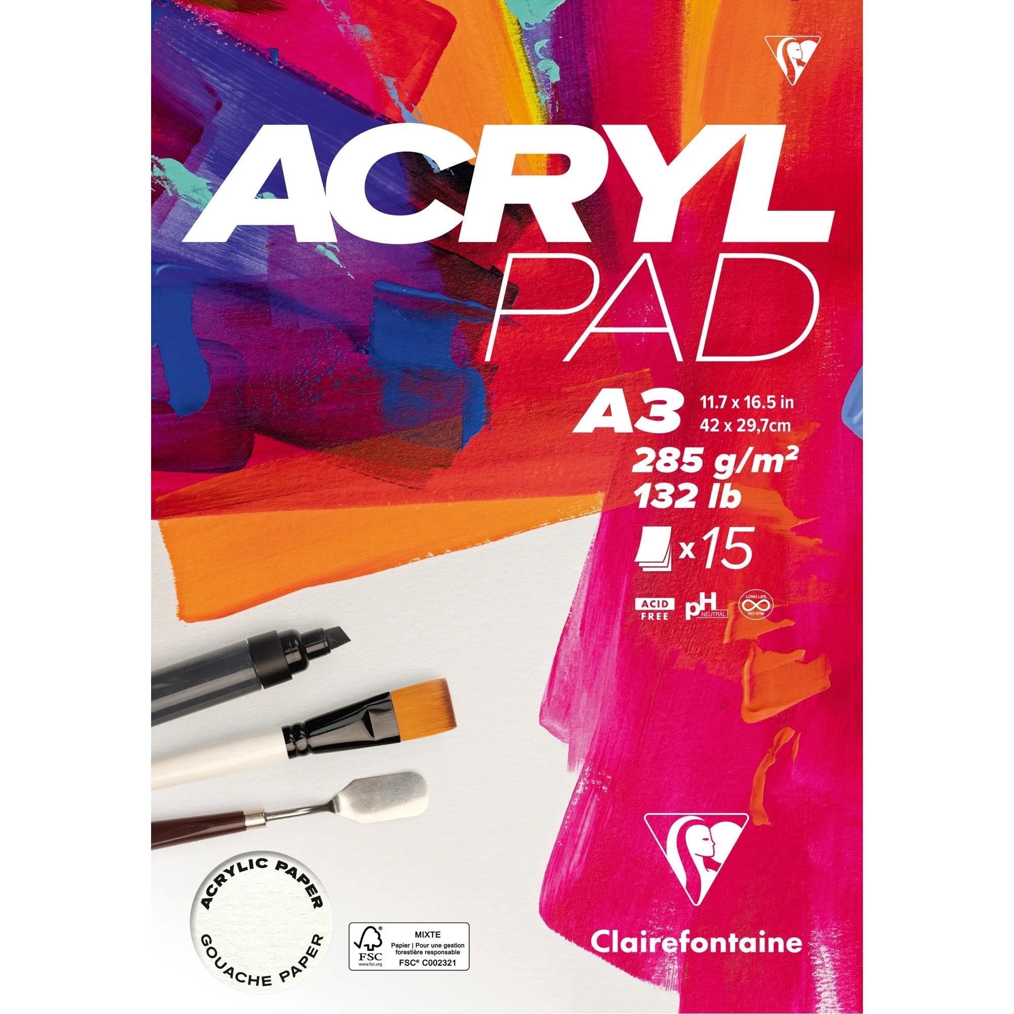 clairefontaine-1951-96511c-bloc-acrylique-a4-15-feuilles-285g image 6