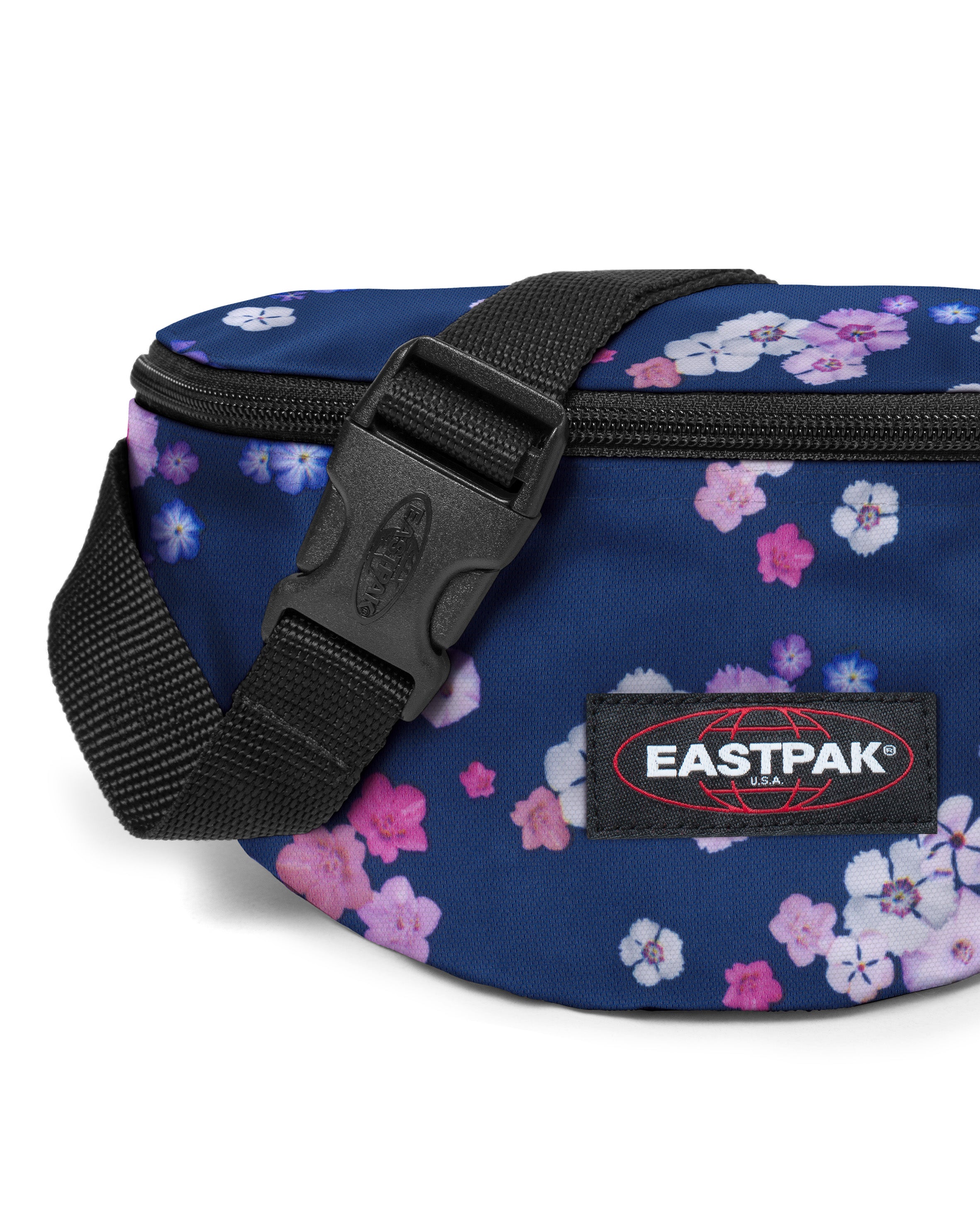 eastpak-springer-sac-banane-floral-bloom-navy-fleuri-petit image 5