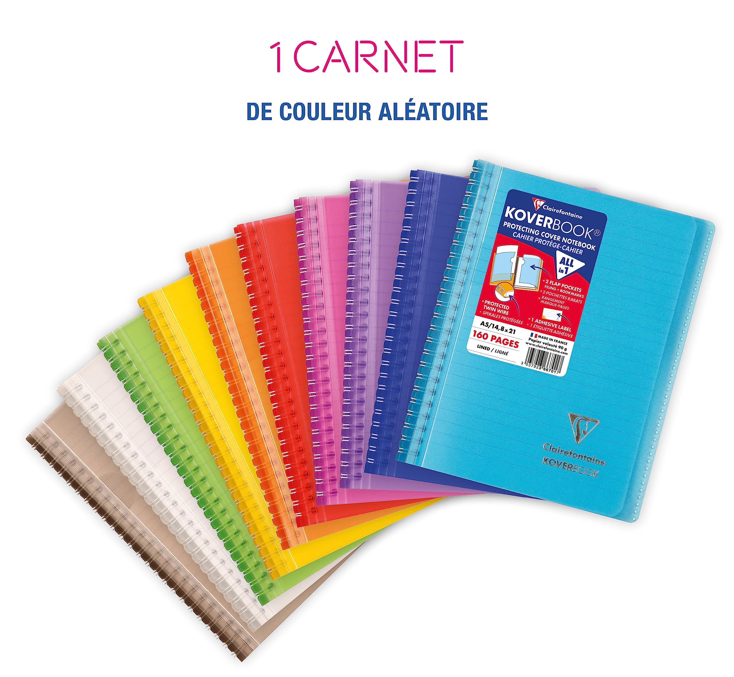clairefontaine-koverbook-366701c-carnet-spirale-a5-lign-160p image 2