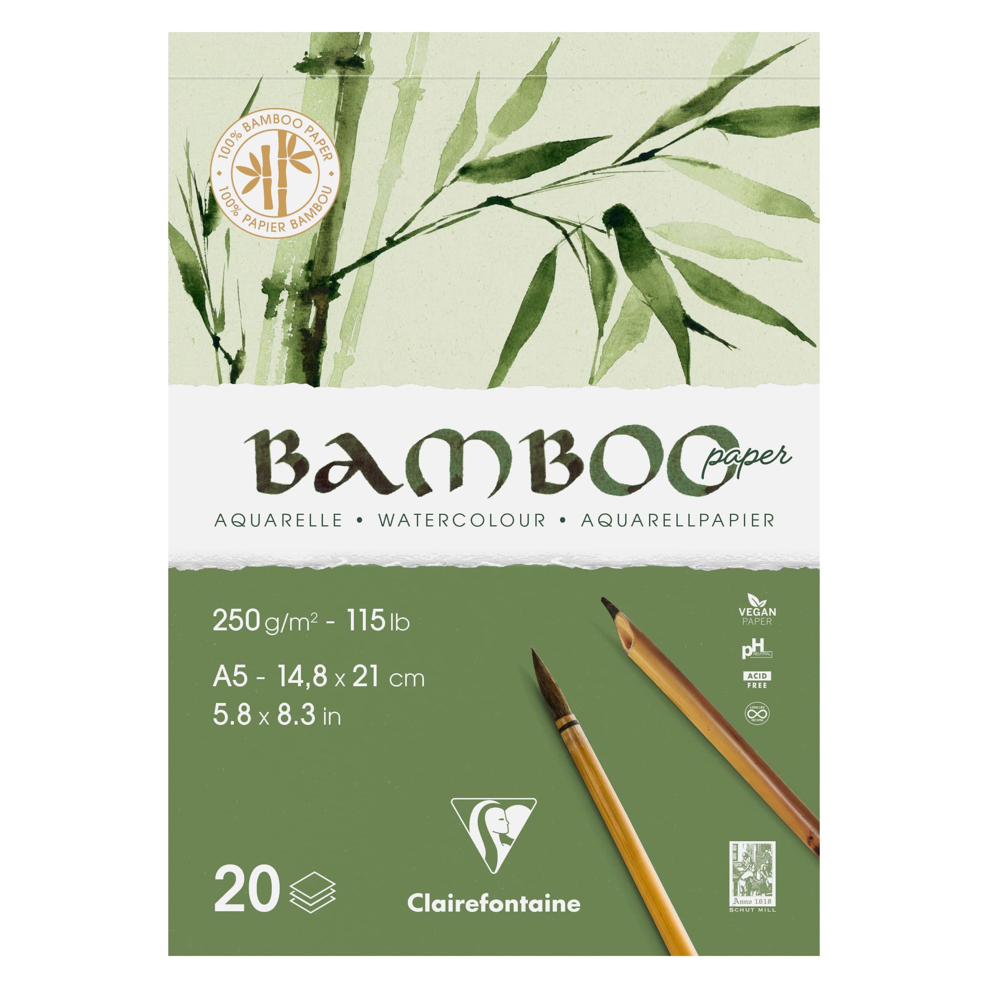 clairefontaine-painton-975919c-bloc-aquarelle-a4-bambou-250g image 7