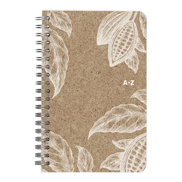 clairefontaine-cocoa-carnet-r-pertoire-spirale-11x17-100-pages-lign-es image 1