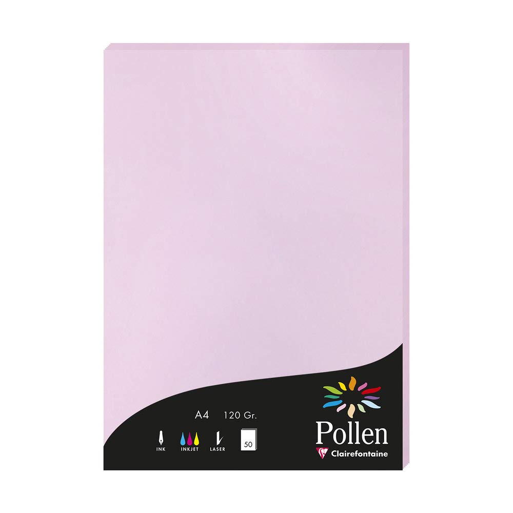 clairefontaine-pollen-feuilles-a4-120g-kraft-lot-de-50-lisse image 3