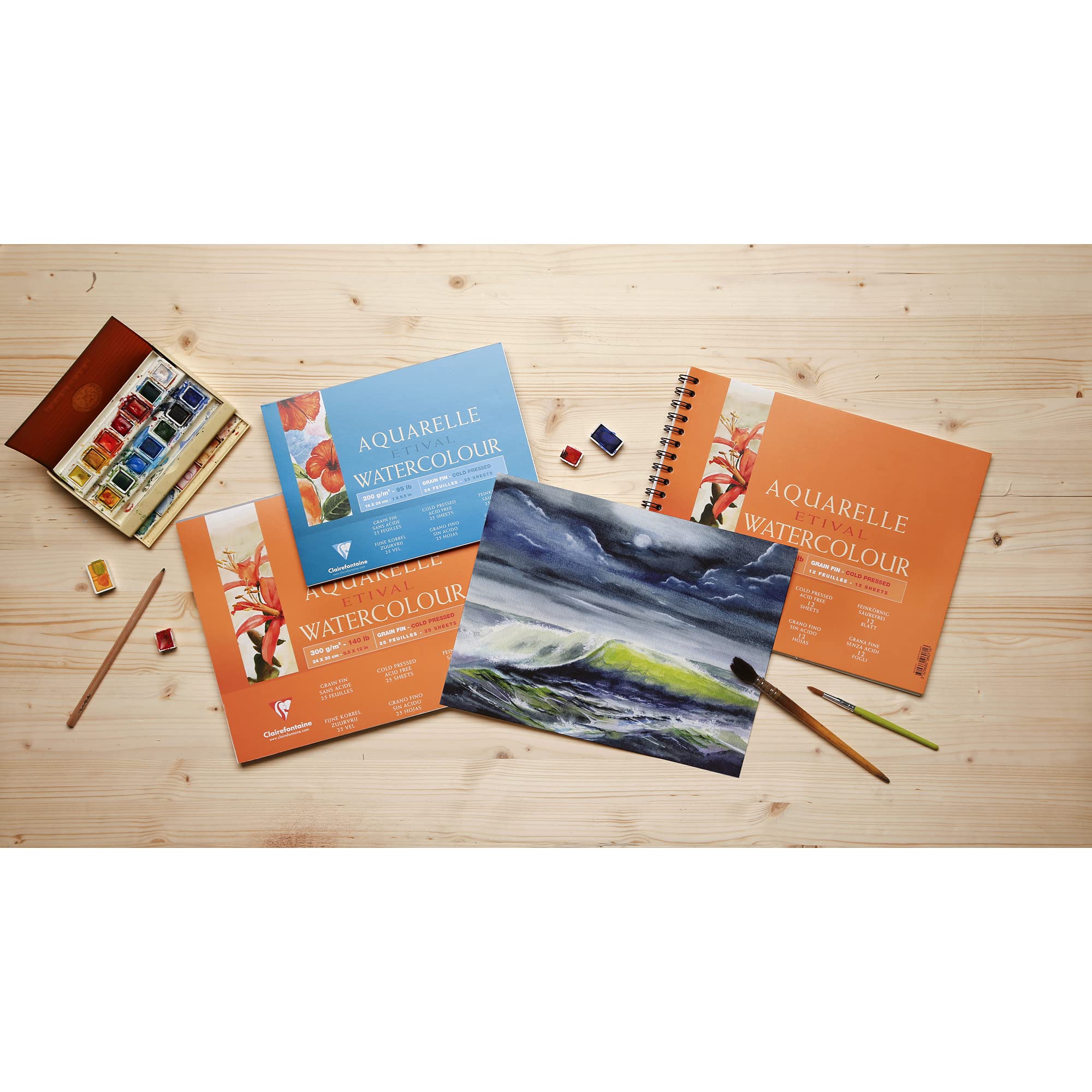 clairefontaine-painton-96073c-album-aquarelle-36x48cm-12-feuilles-300g image 3