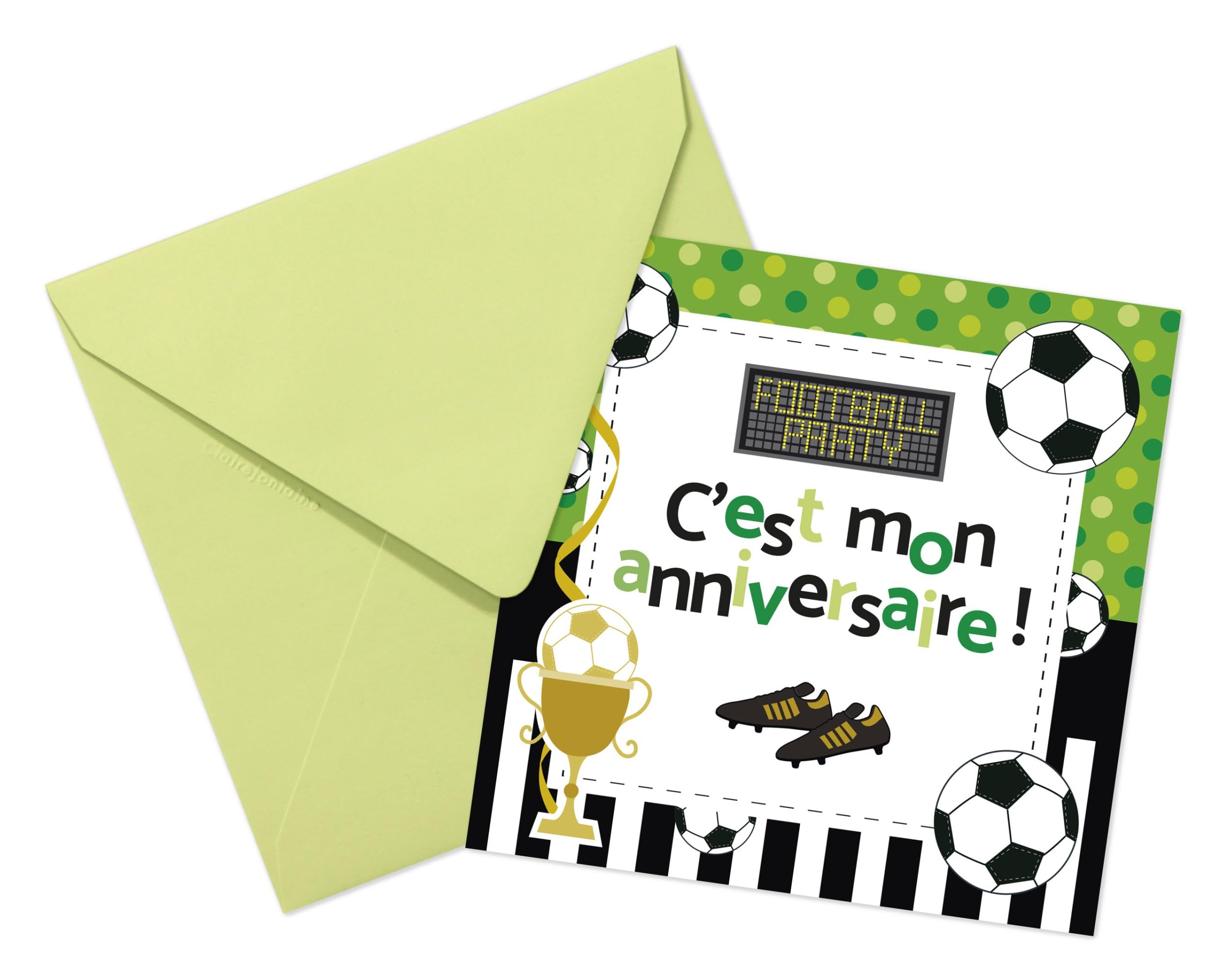 clairefontaine-pollen-set-8-cartes-foot-enveloppes-12x12 image 5