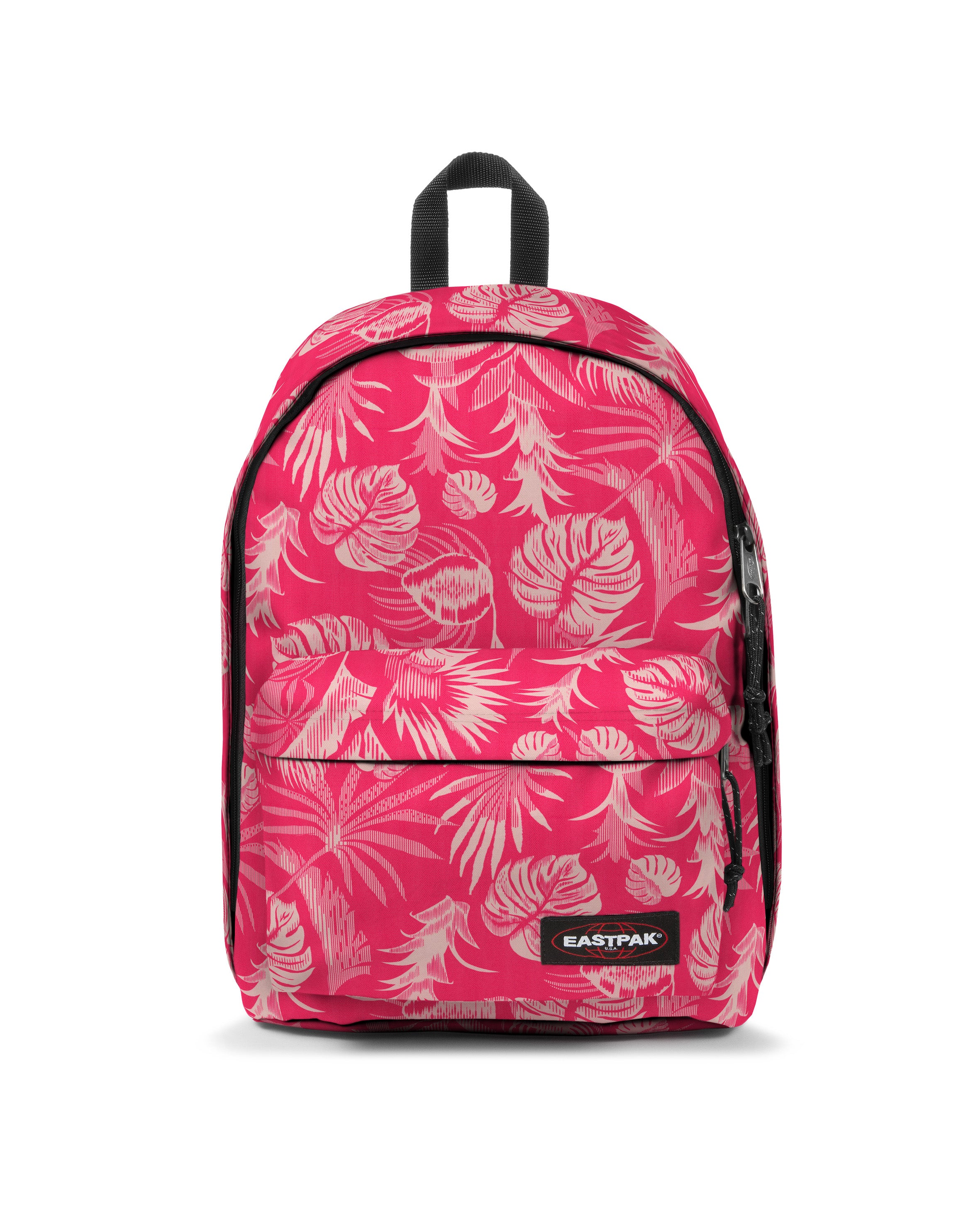 eastpak-out-of-office-sac-dos-pink-beige-motif-14-pouces image 1
