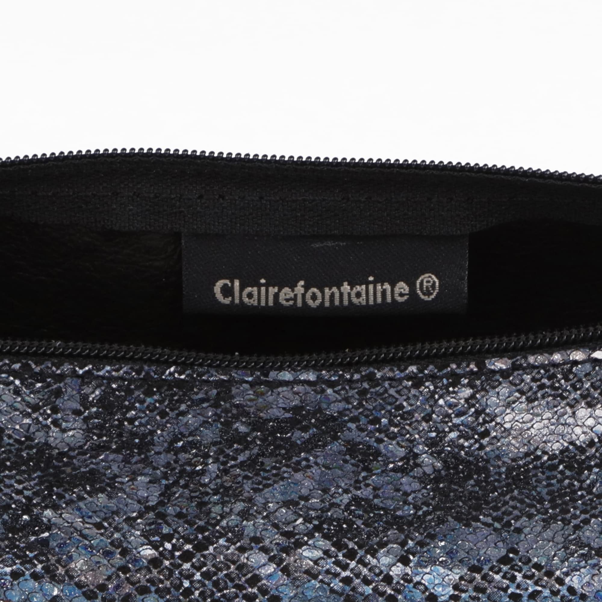 clairefontaine-age-bag-410027c-trousse-ronde-cuir-cailles-noir image 5