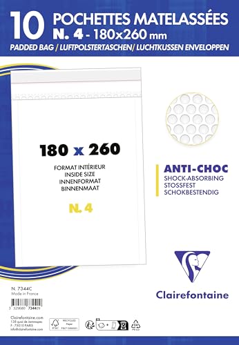 clairefontaine-7344c-lot-10-pochettes-bulles-blanc-180x260 image 5