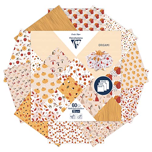 clairefontaine-95379c-papier-origami-automne-60-feuilles-3-formats image 6