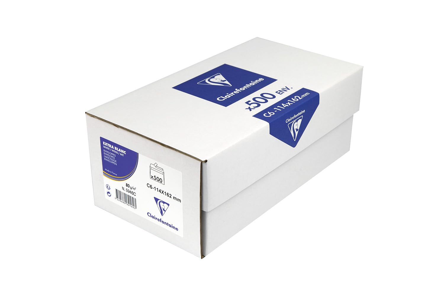 clairefontaine-triomphe-5946c-enveloppe-blanche-c6-bo-te-500 image 2