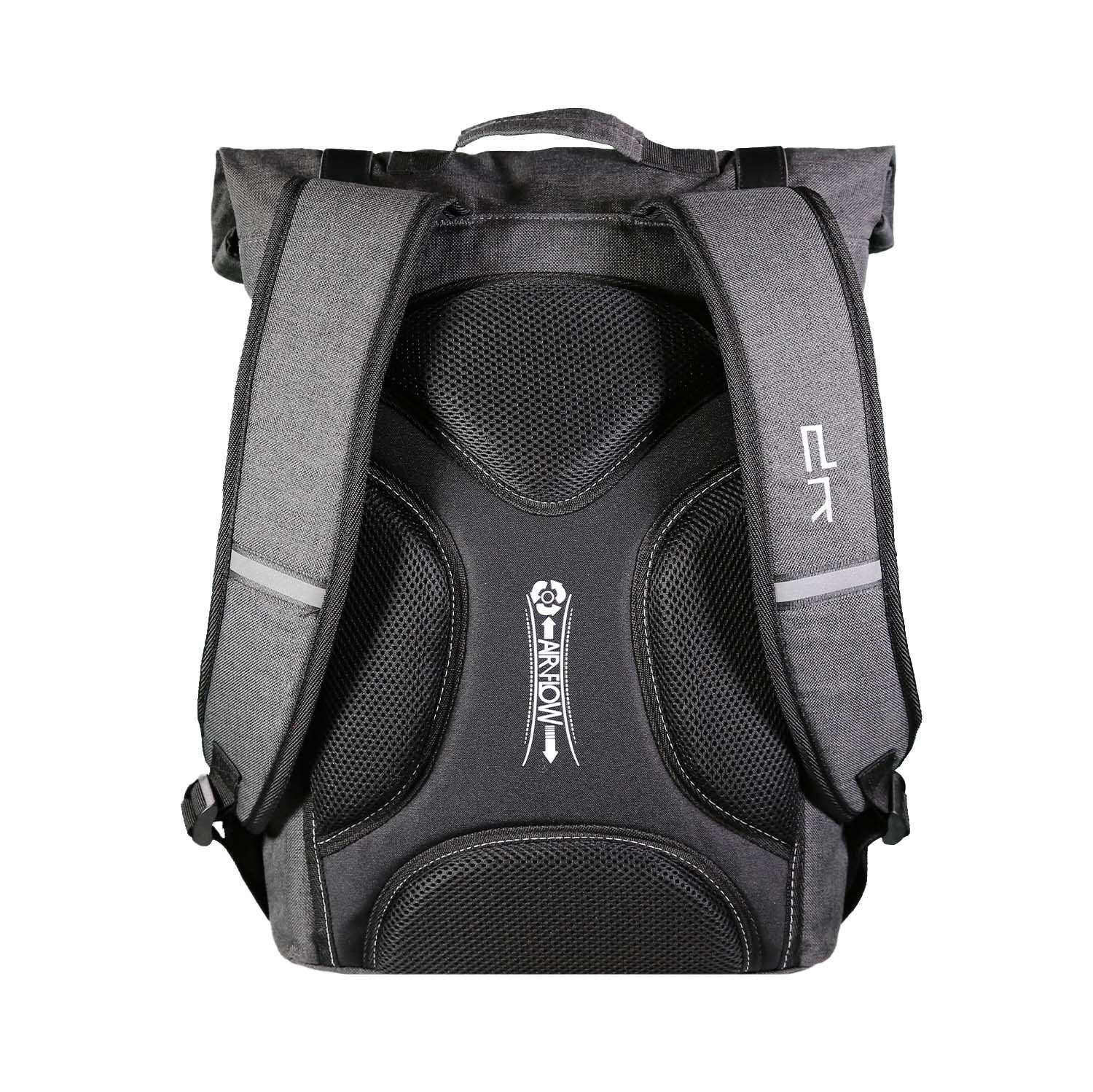 bodypack-balthazar-sac-dos-business-2-compartiments-gris image 4