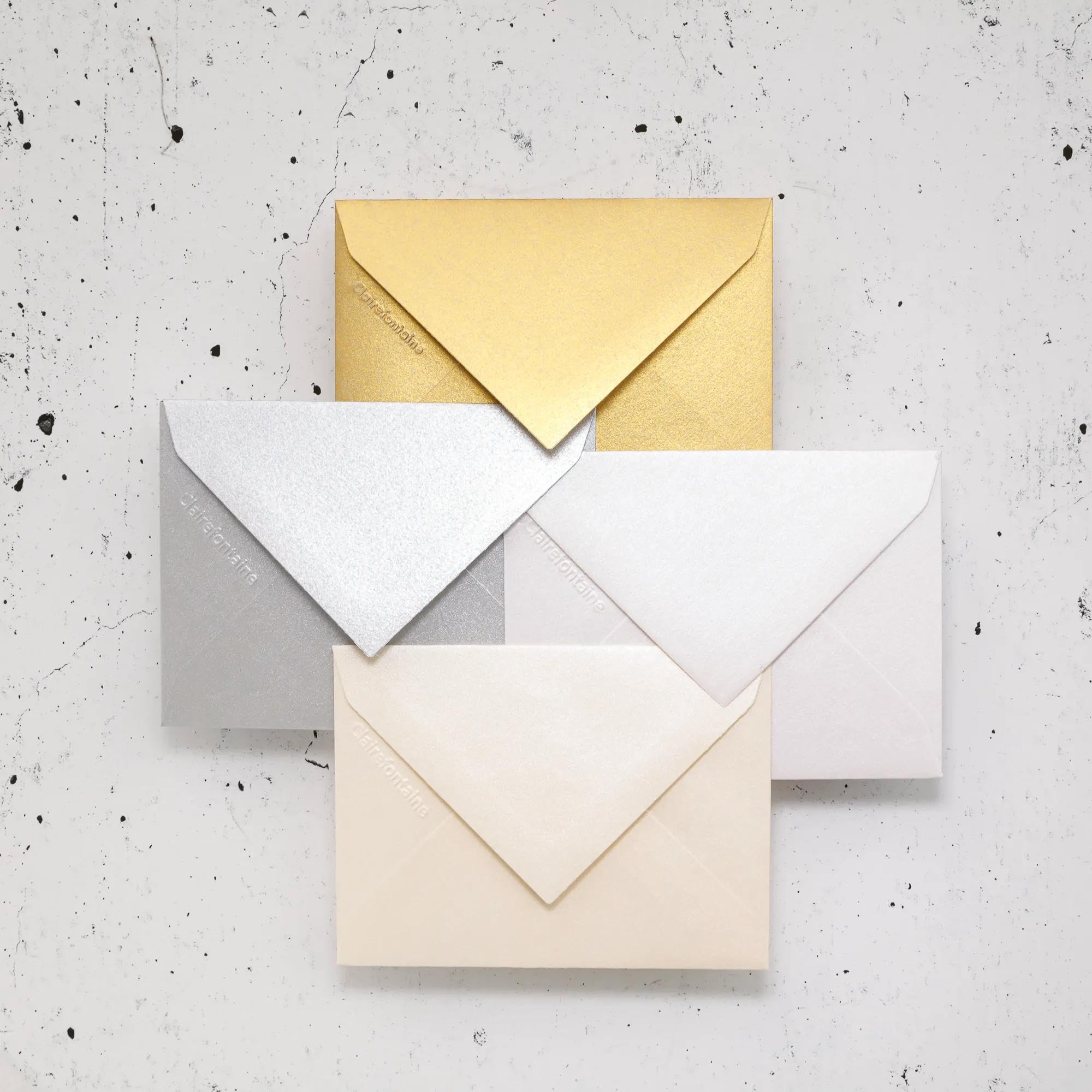 clairefontaine-pollen-mini-enveloppes-or-7-5x10cm-x20-120g image 6