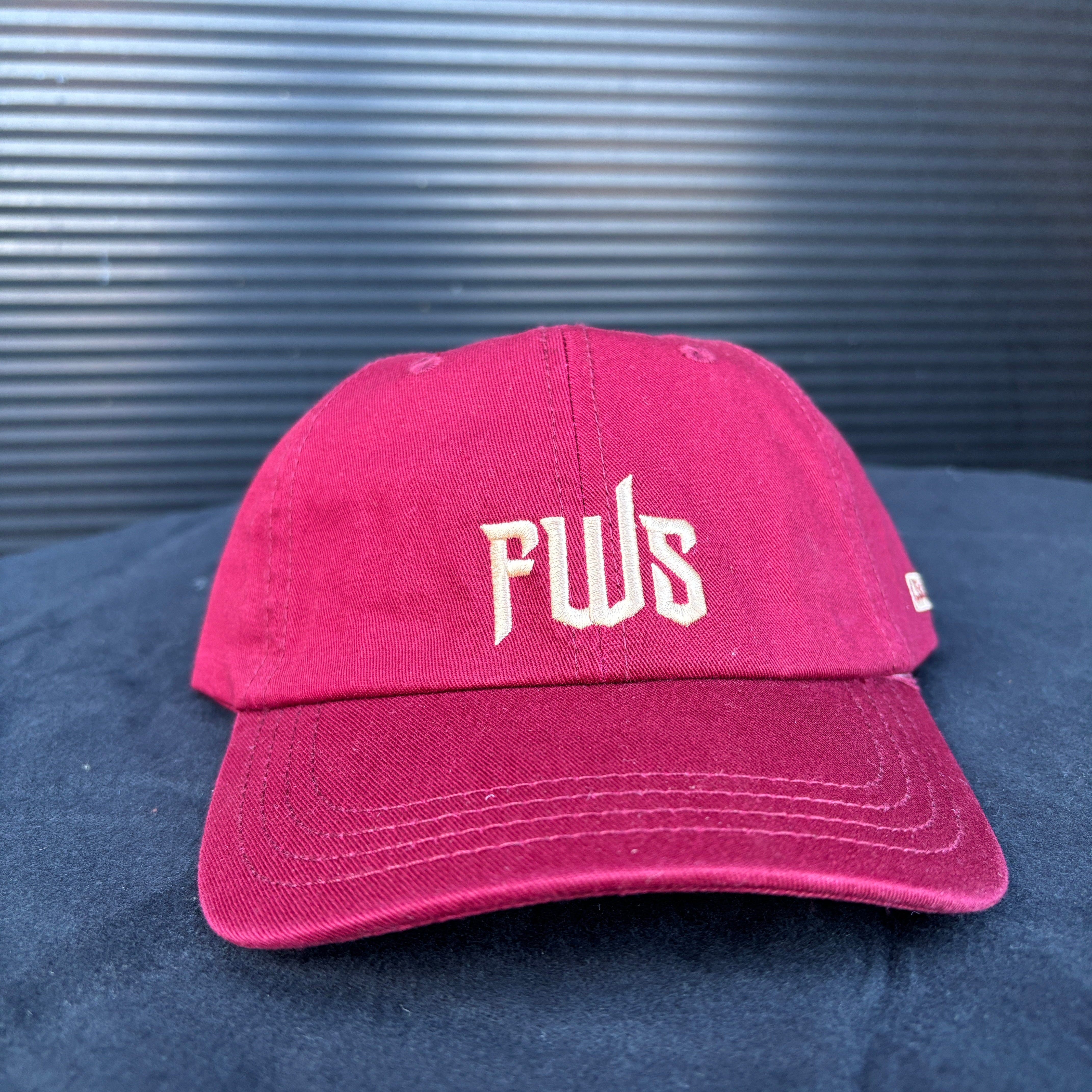 fise-fws-casquette-bordeaux-visi-re-arrondie-ajustable image 1