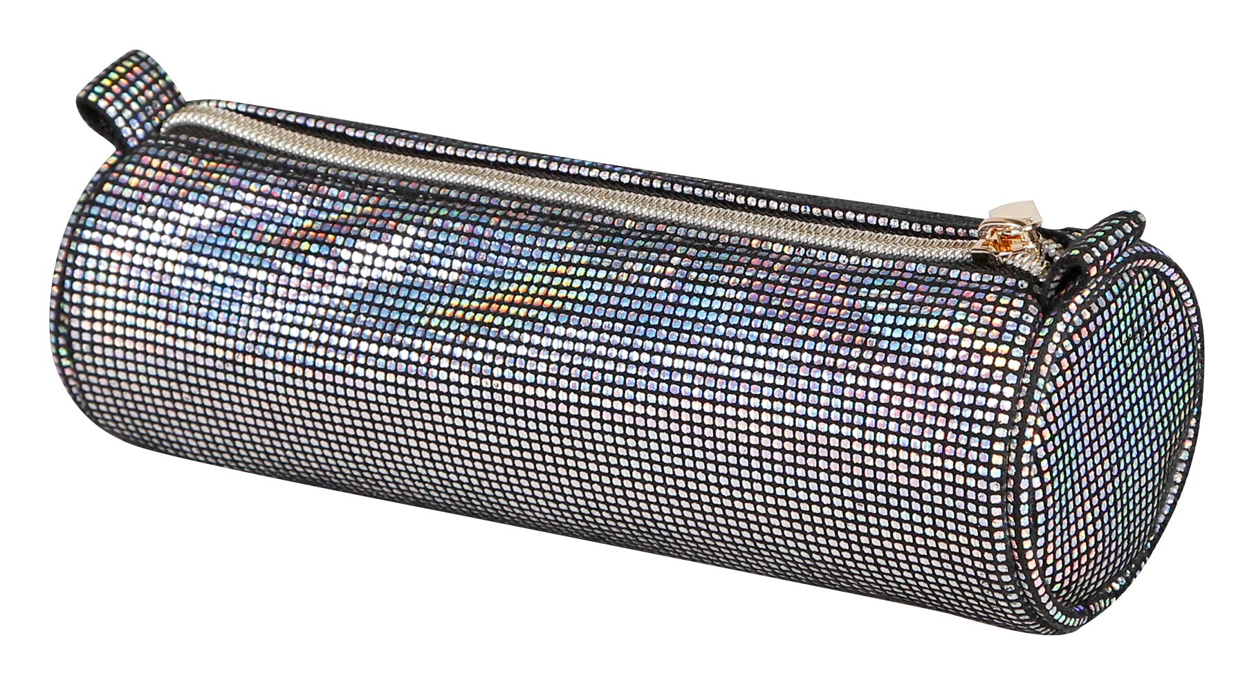 clairefontaine-back-to-basics-420023c-trousse-ronde-disco-noir-7x22-cm image 2