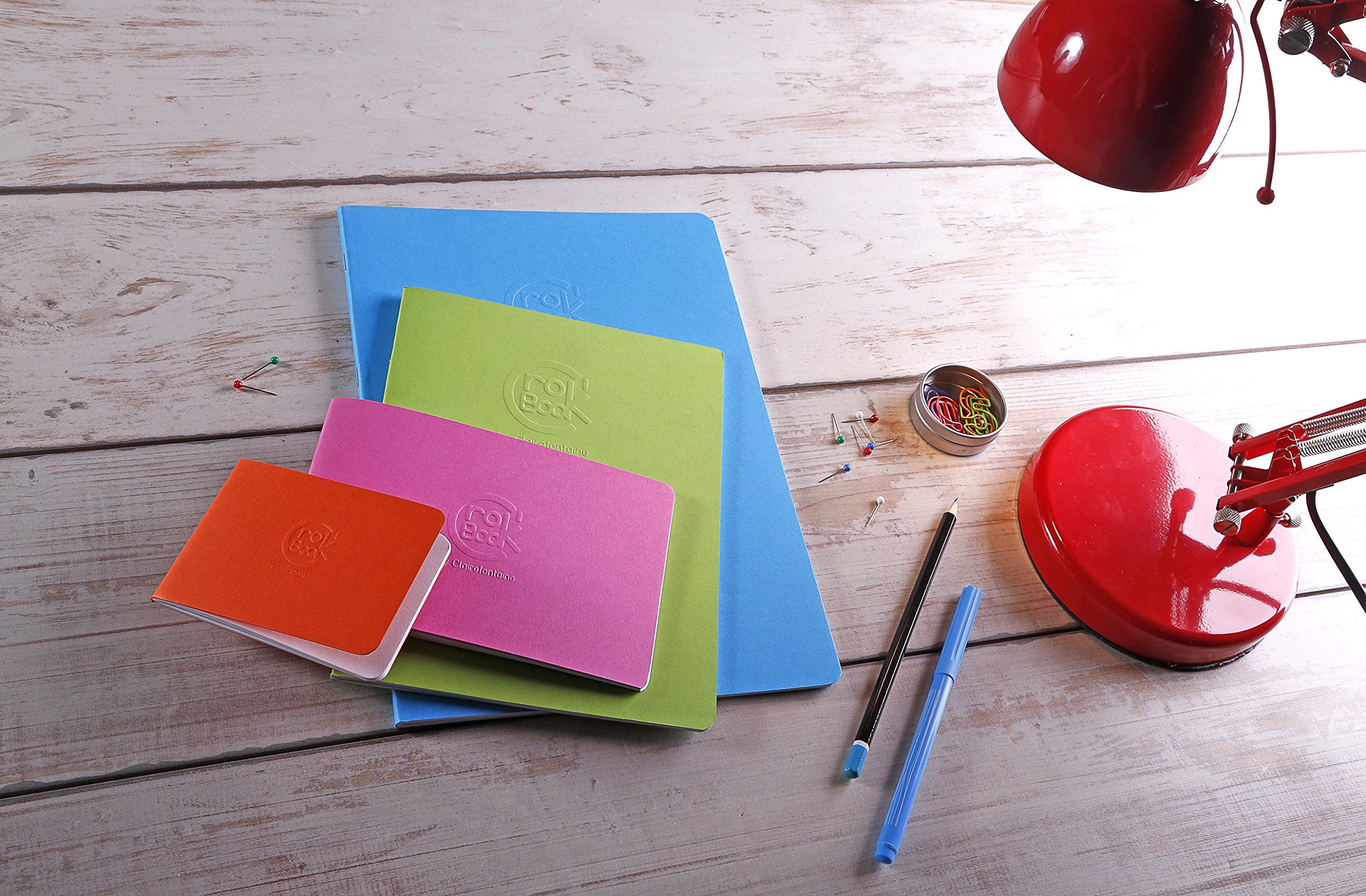 clairefontaine-crok-book-cahier-dessin-a4-90g-couverture-rouge image 7