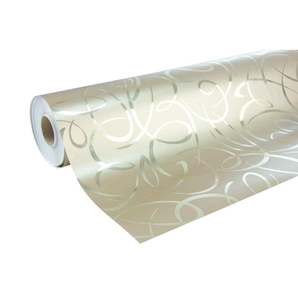clairefontaine-211893c-papier-cadeau-50x0-70m-arabesques-argent-80g image 6