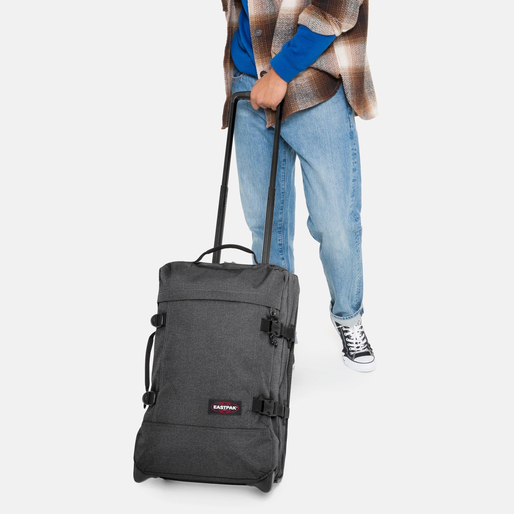 eastpak-tranverz-s-valise-cabine-black-denim-nylon-tsa image 4