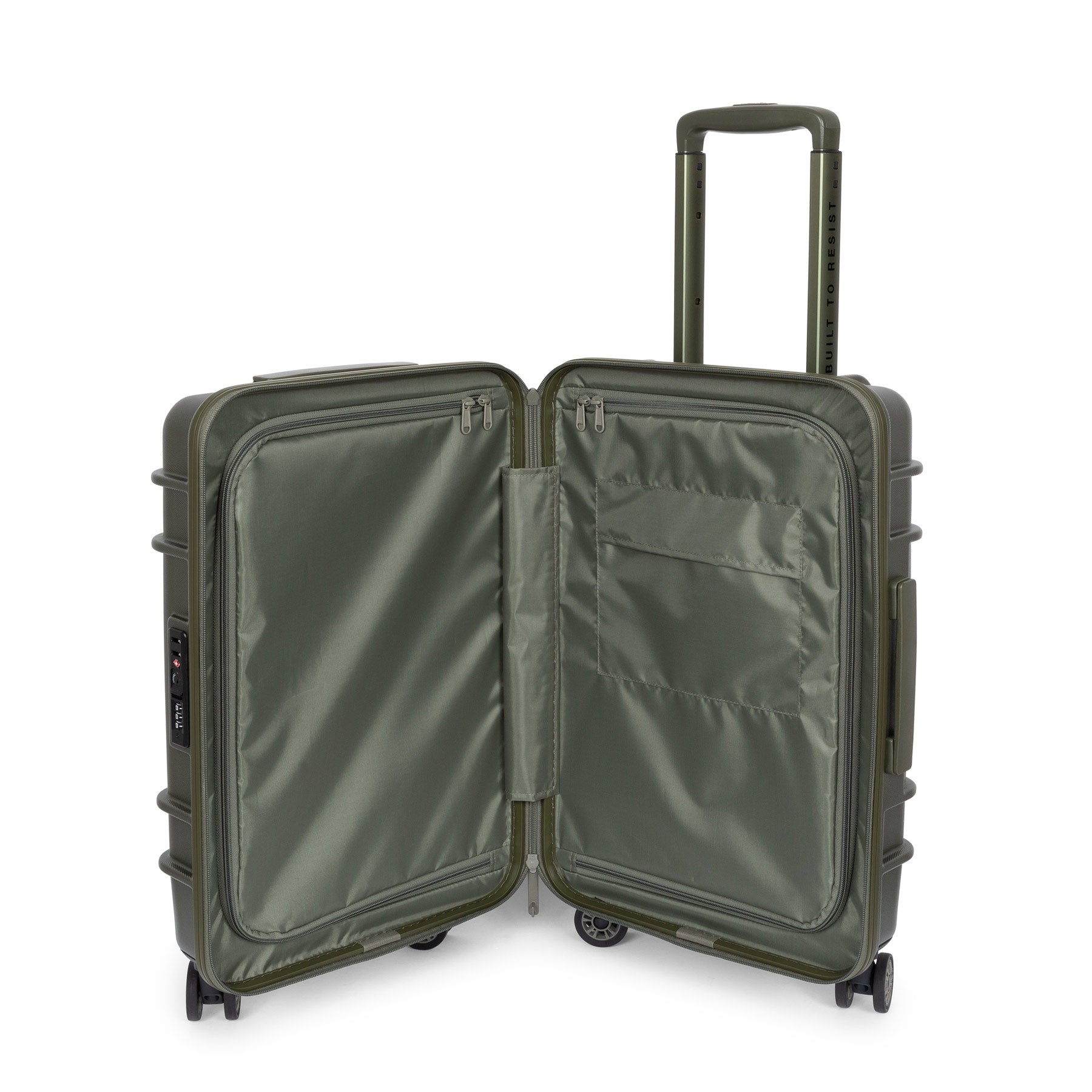 eastpak-resist-r-zip-valise-cabine-kaki-rigide-xs image 2