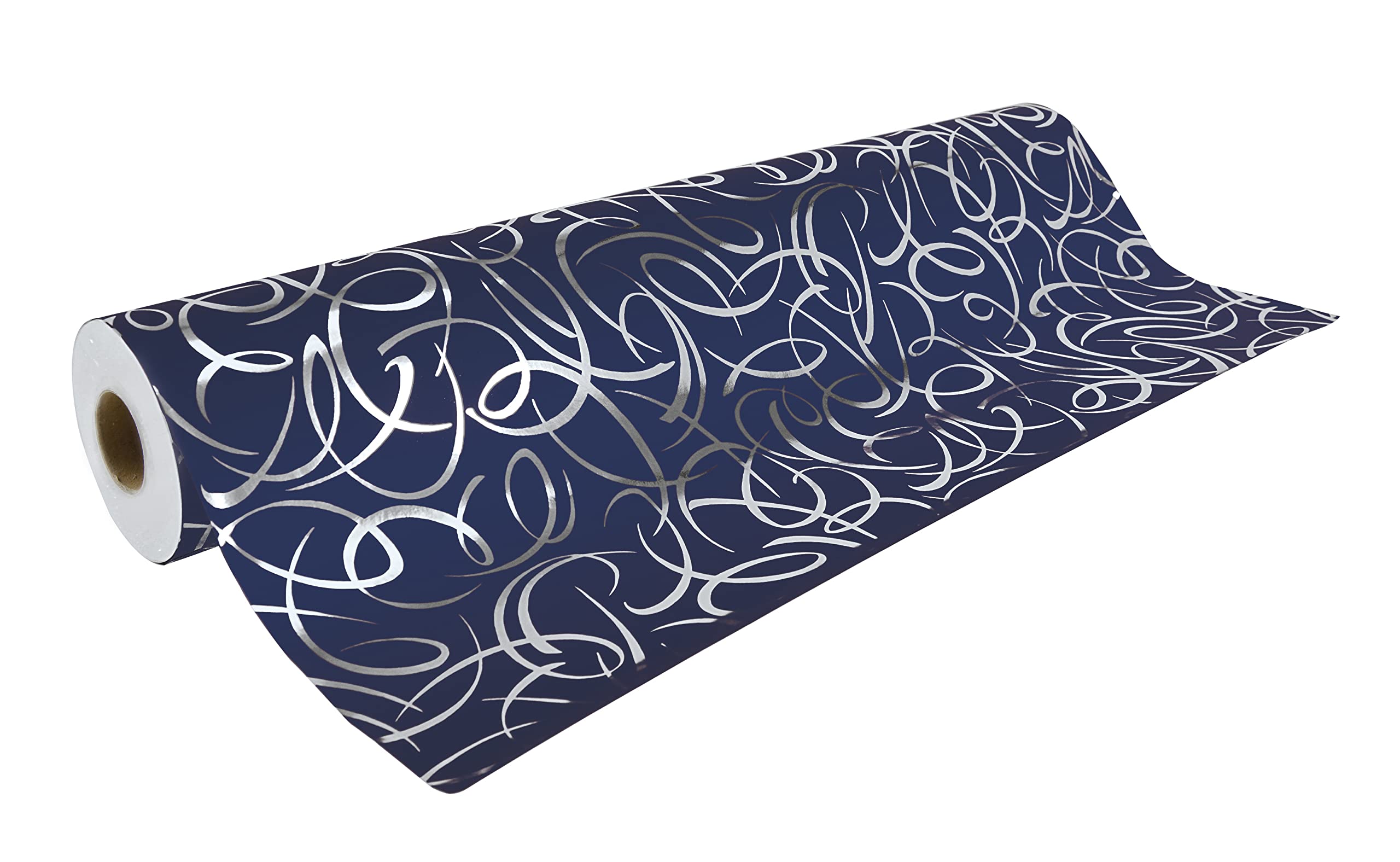 clairefontaine-211893c-papier-cadeau-50x0-70m-arabesques-argent-80g image 7
