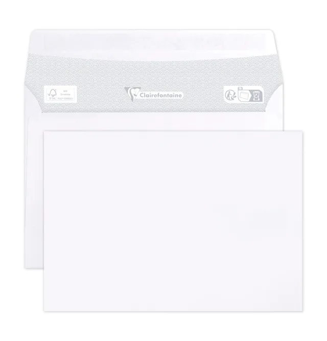 clairefontaine-triomphe-5946c-enveloppe-blanche-c6-bo-te-500 image 1