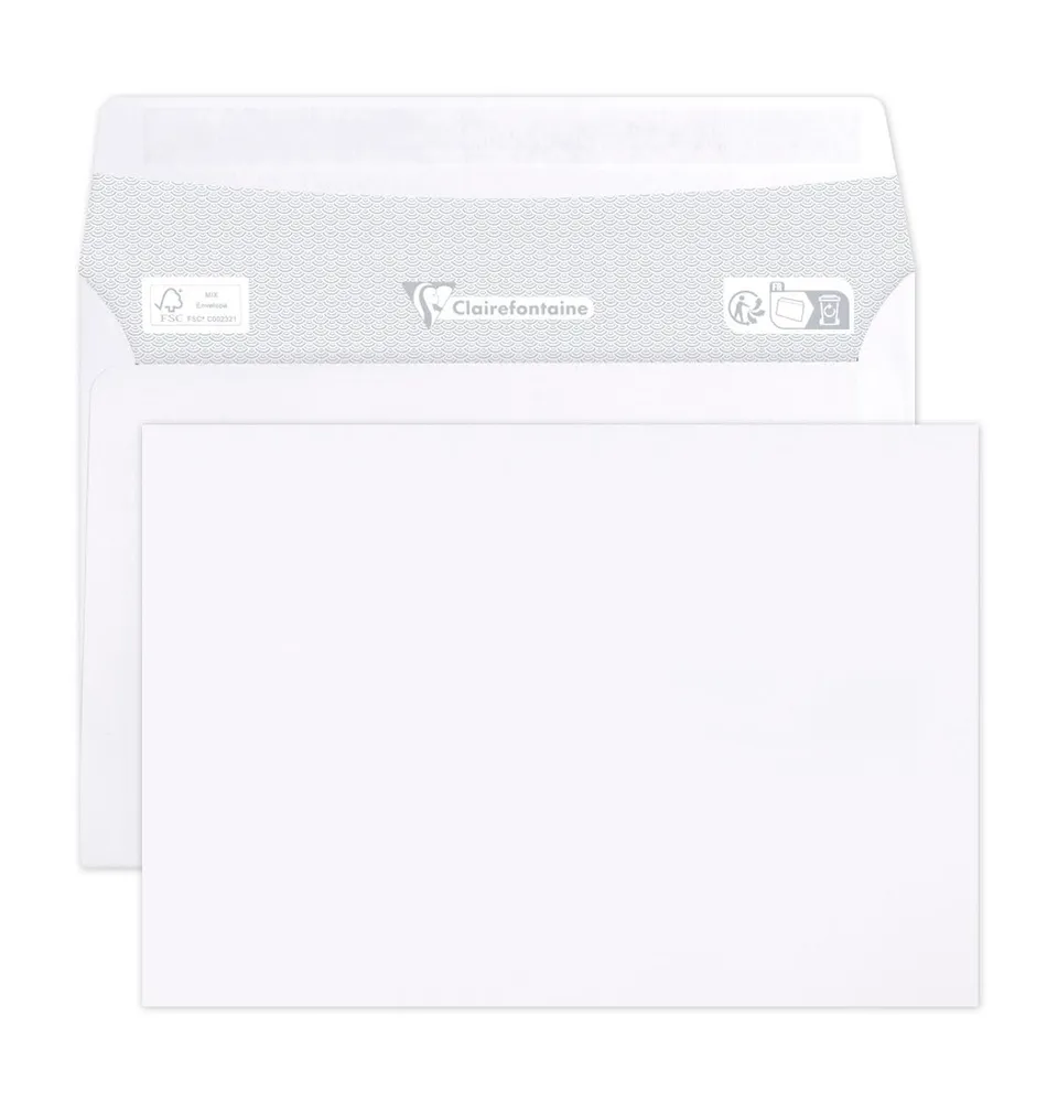 clairefontaine-triomphe-5946c-enveloppe-blanche-c6-bo-te-500 image 1