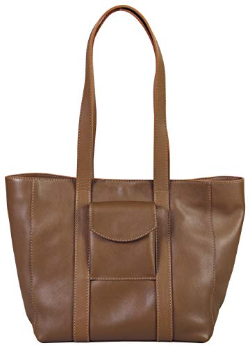 clairefontaine-age-bag-410092c-tote-bag-cuir-camel-vachette image 6