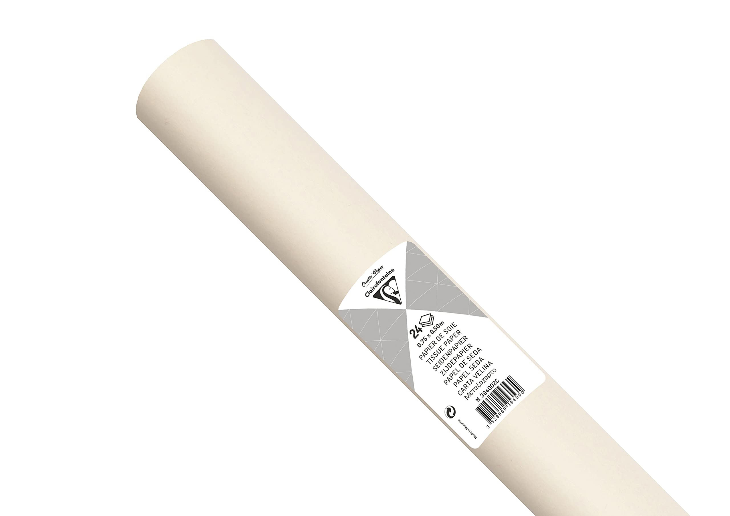 clairefontaine-tulip-papier-de-soie-50x75-24-feuilles-ivoire-18g image 1