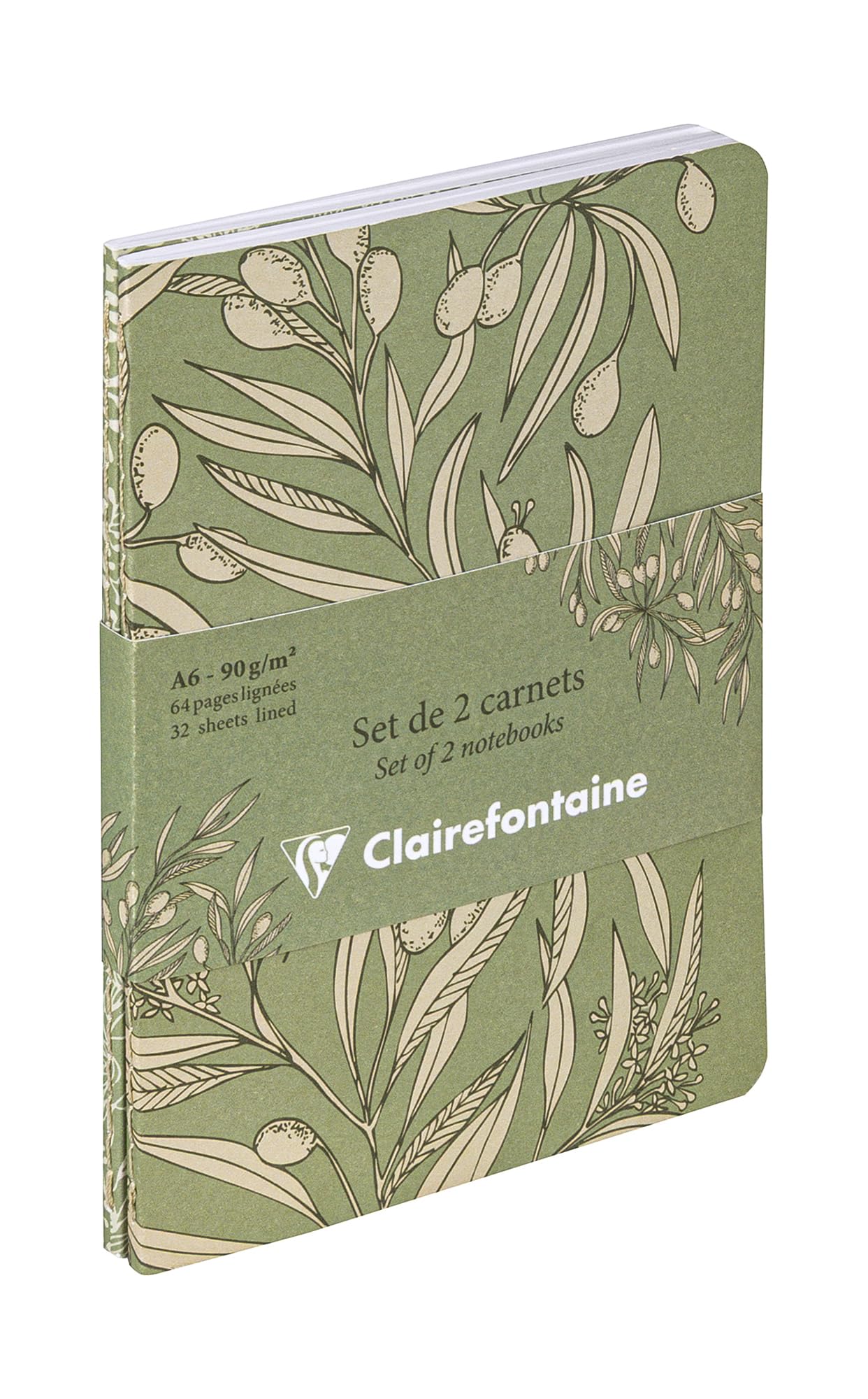 clairefontaine-jardin-des-sens-carnet-a6-lign-64p-fleurs-lot-2 image 1