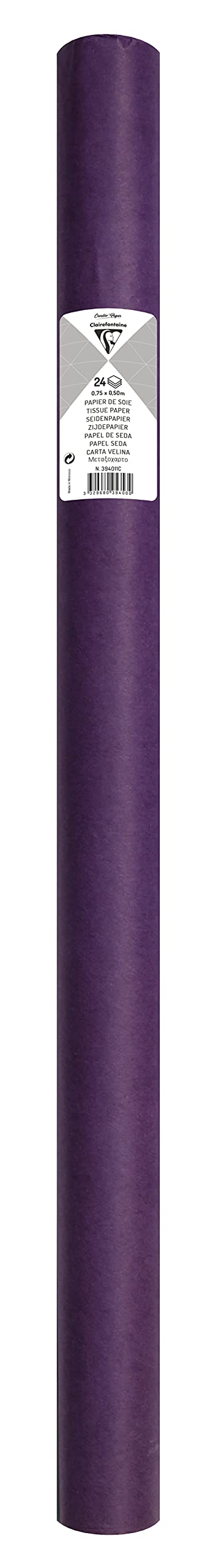 clairefontaine-tulip-paper-papier-de-soie-50x75cm-violet-24-feuilles image 2