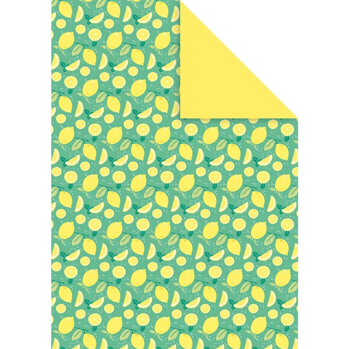 clairefontaine-tulip-25-feuilles-d-coratives-a4-citron-160g image 1