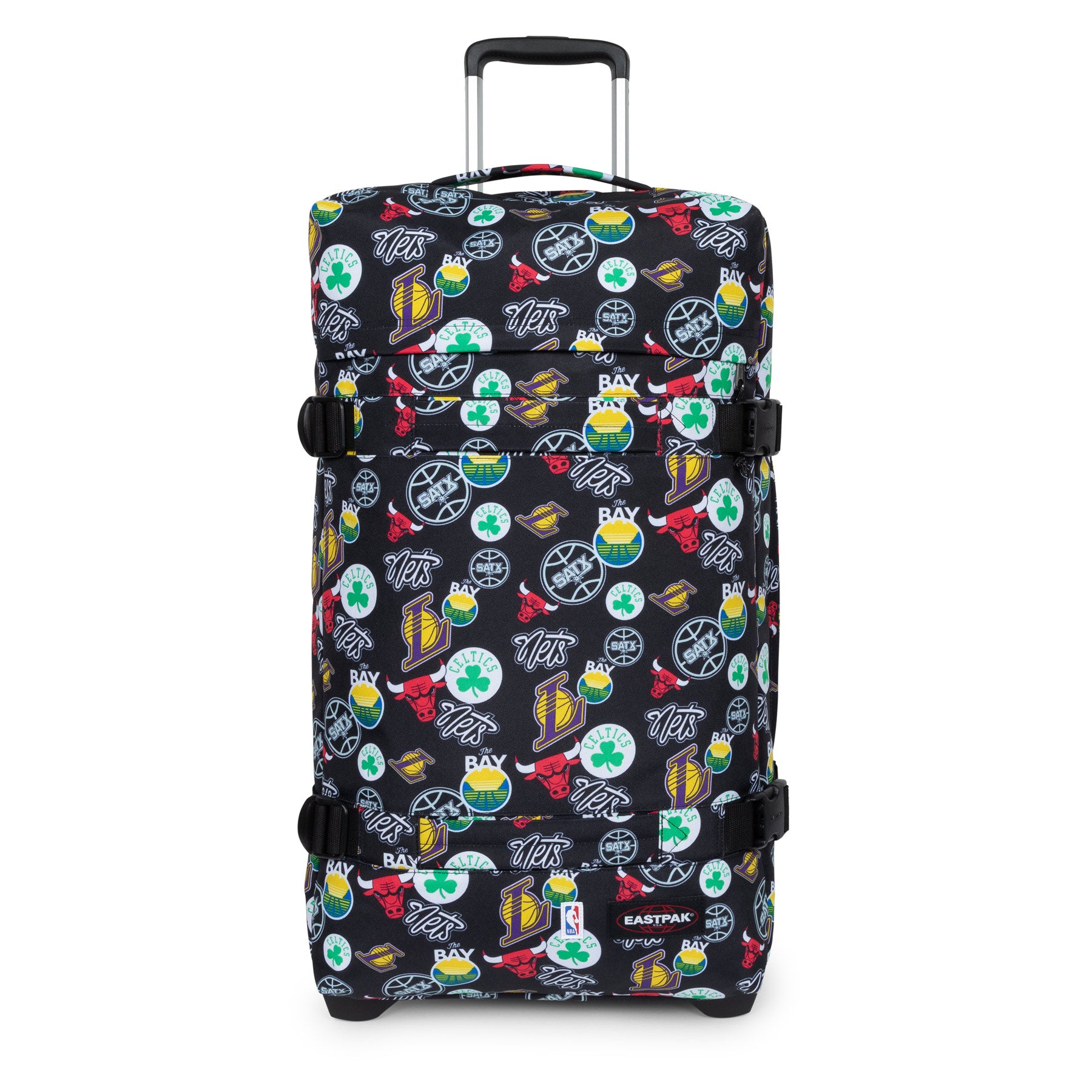 eastpak-transit-r-l-valise-nba-team-pattern-noire-tsa image 1