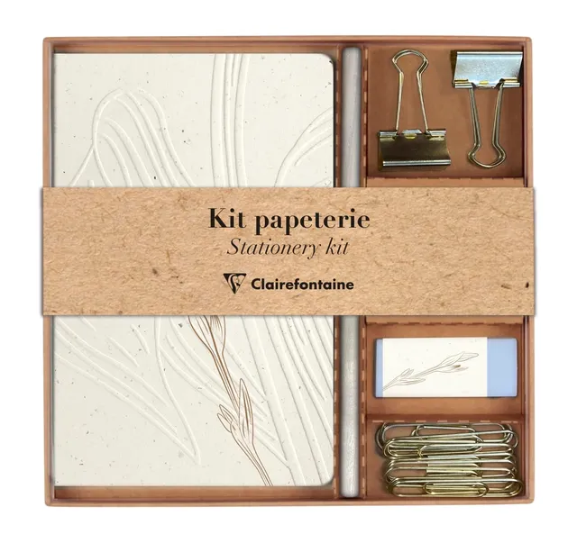 clairefontaine-tulip-paper-813074c-kit-papeterie-carnet-11x17-lign image 1
