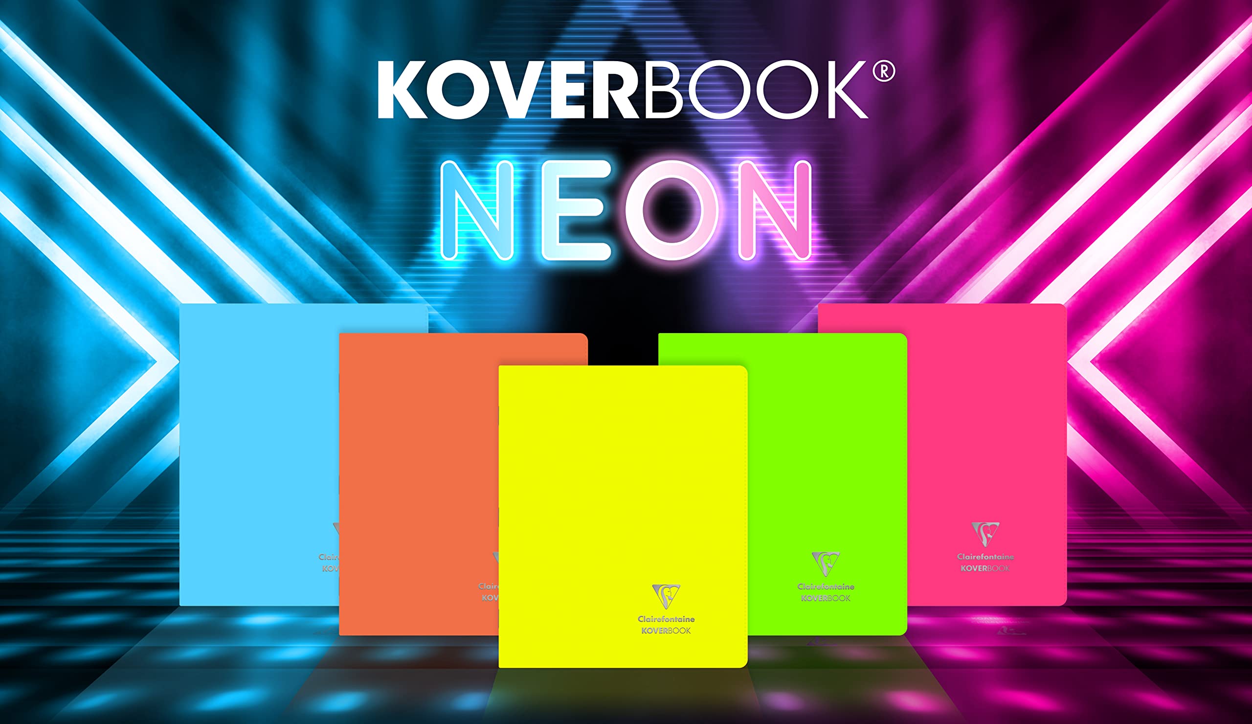 clairefontaine-koverbook-neon-carnet-11x17-96p-lign-couleur-al-atoire image 6