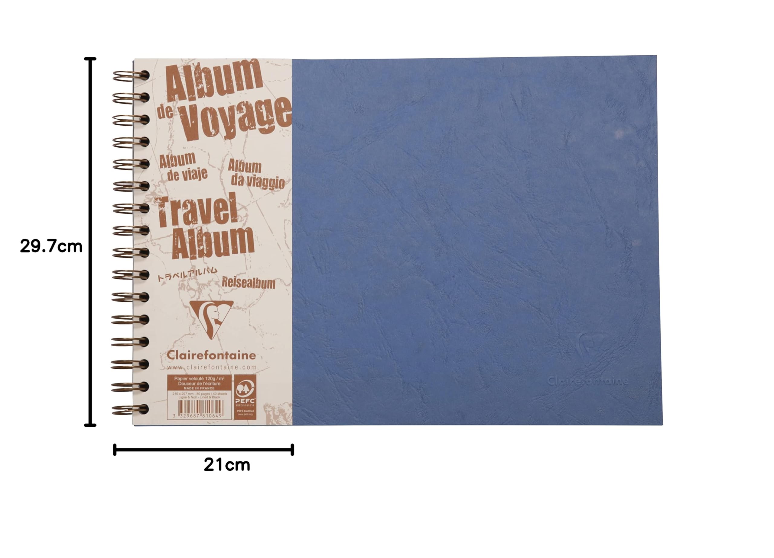 clairefontaine-age-bag-nomaddict-album-voyage-a4-bleu image 4