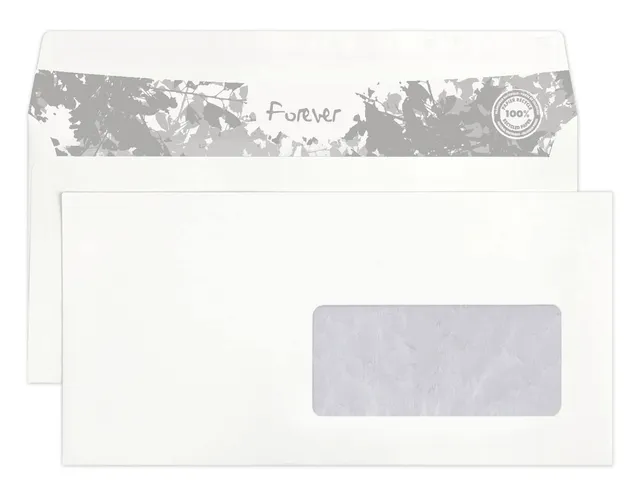 clairefontaine-610925c-enveloppes-dl-fen-tre-500-recycl-es image 1